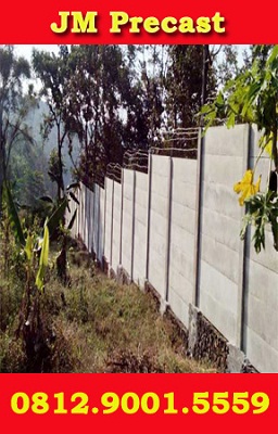 pagar panel beton malang, pagar panel beton di malang, pagar beton precast malang, 