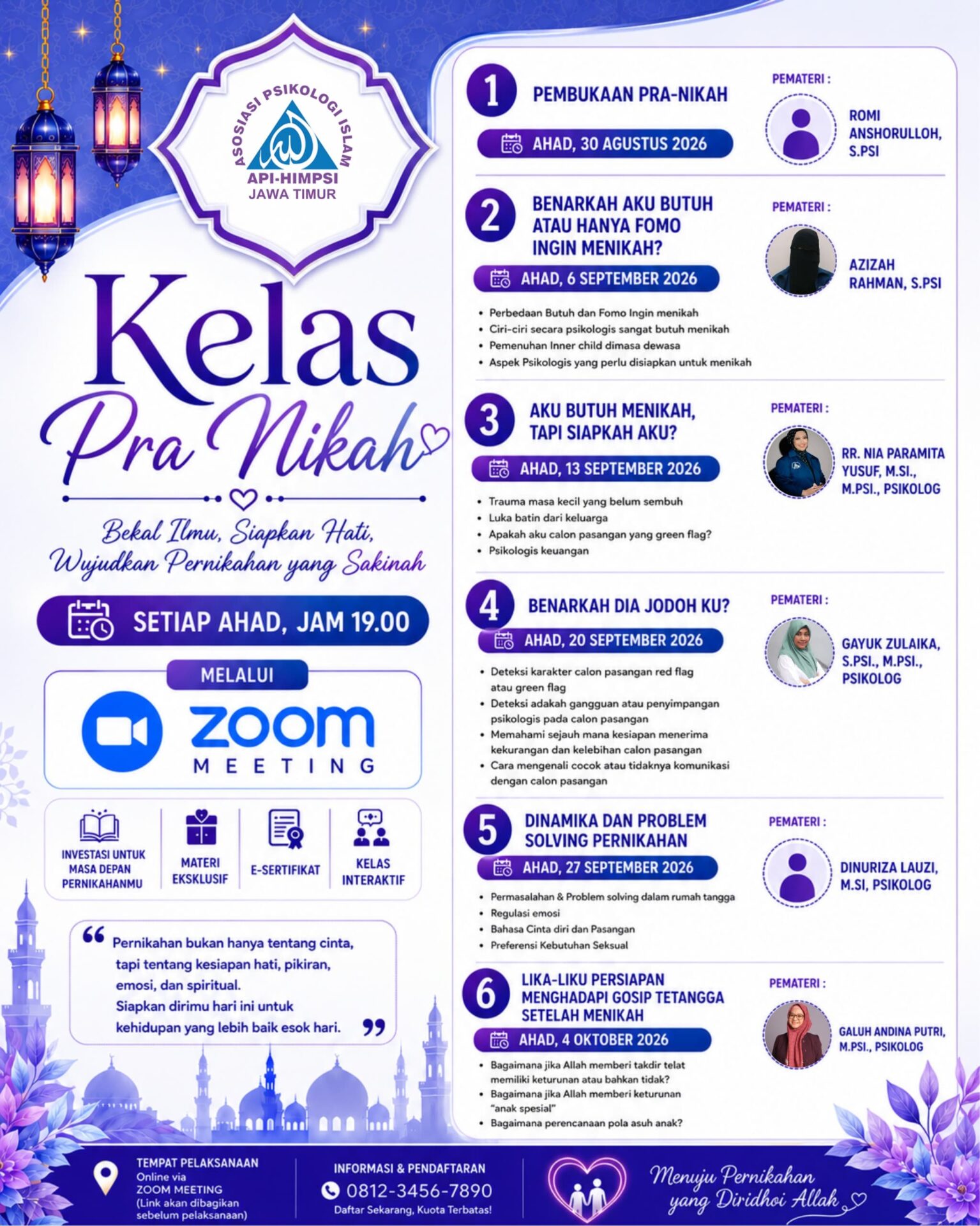 kelas pra nikah online